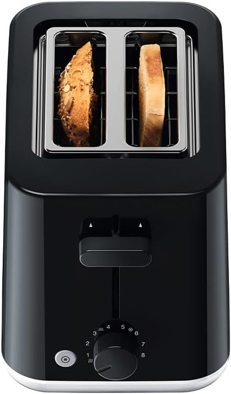 Braun Breakfast1 HT1010BK, Toasters 2 Slice, 8 Browning Levels, Removable Crumb Tray, Bread Lift, Integrated Bun Warmer, 900 W, Black - Black image number 4