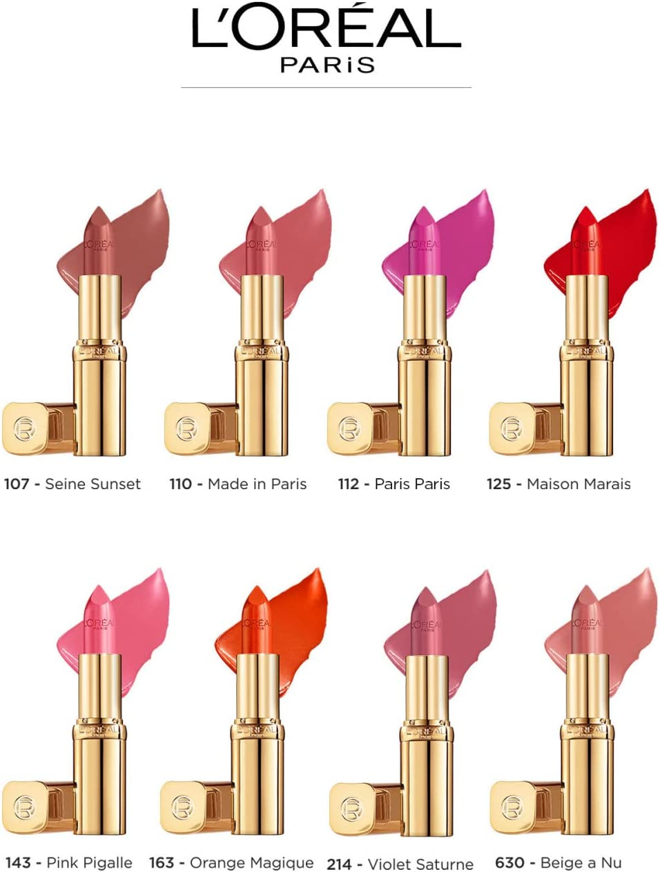 L&rsquo;Or&eacute;al Paris Colour Riche Satin Lipstick 112 Paris Paris