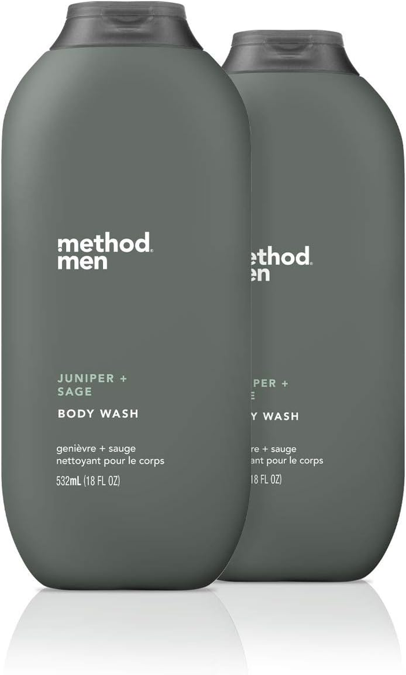 Method Men, Juniper + Sage Body Wash, 18Oz, 2 Pack, Juniper + Sage, 18 Fluid_Ounces image number 4