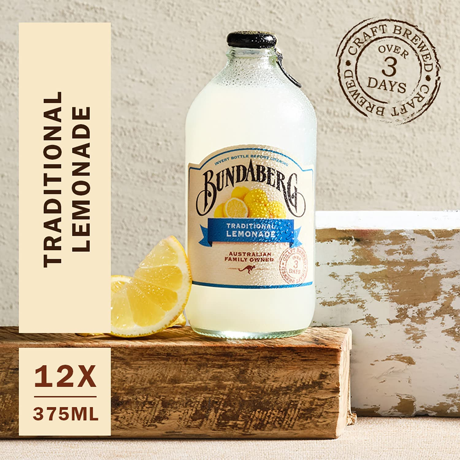 Bundaberg Traditional Lemonade, 12 X 375 Ml image number 4