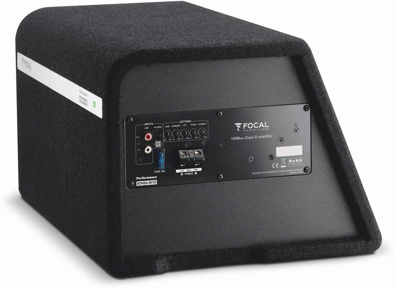 Focal Bomba BP20 Active Subwoofer 300 Watt Taglia Unica image number 2
