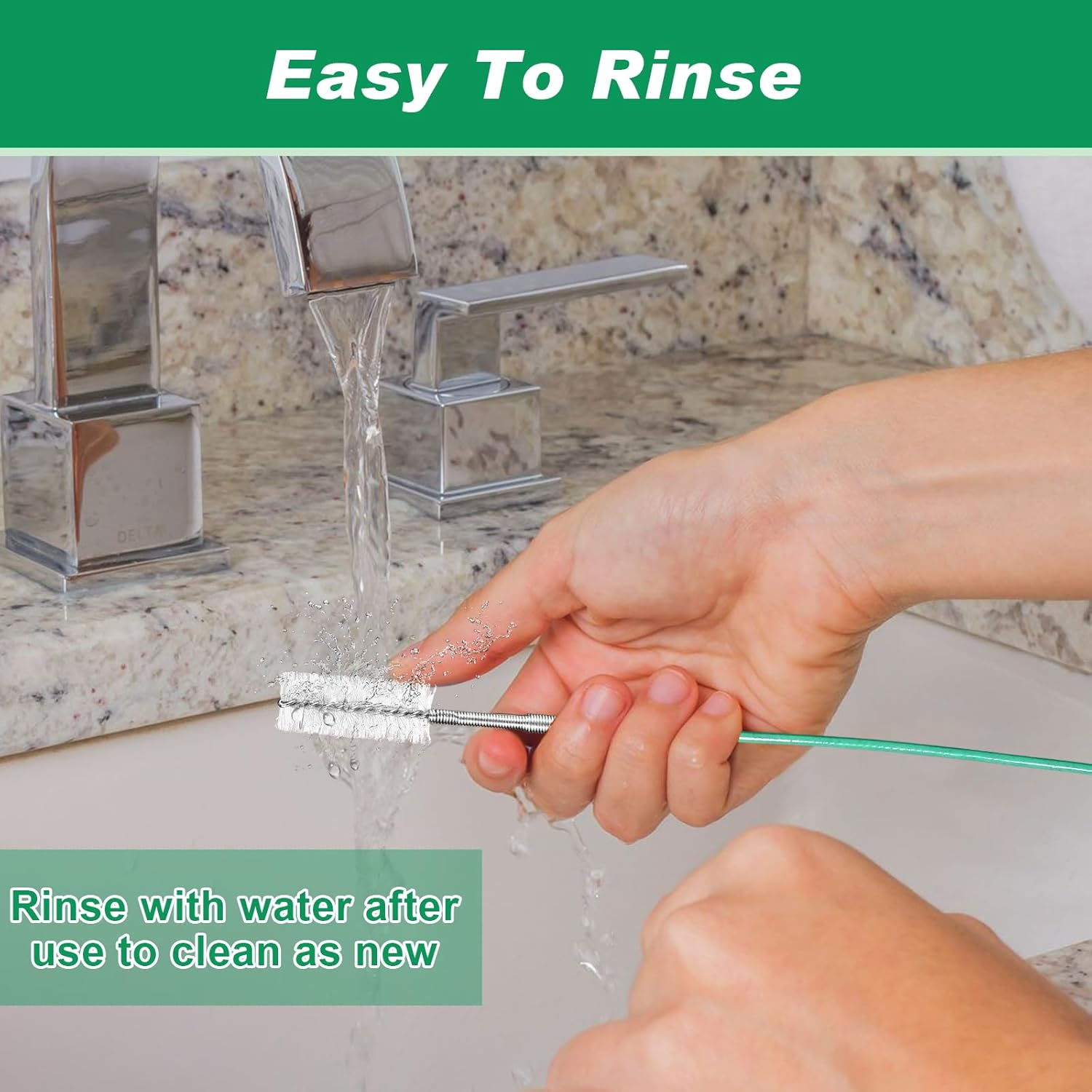 Draupnir Car Sunroof Cleaning Brush, 300 Cm Long Sunroof Drain Brush Flexible Drain Brush Tool Pipe Cleaner with 2 Pieces 20 Cm Cleaning Brush for Car Sunroof Wiper Drain Hole image number 2