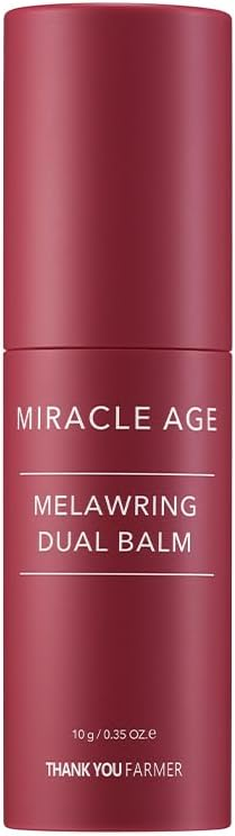 THANKYOU FARMER Miracle Age Melawring Dual Balm, Hyperpigmentation, Korean Eye Cream, Fast-Absorbing Wrinkle Balm Stick, Crows Feet Eye Treatment Product, Fine Lines Lifting 0.35Oz