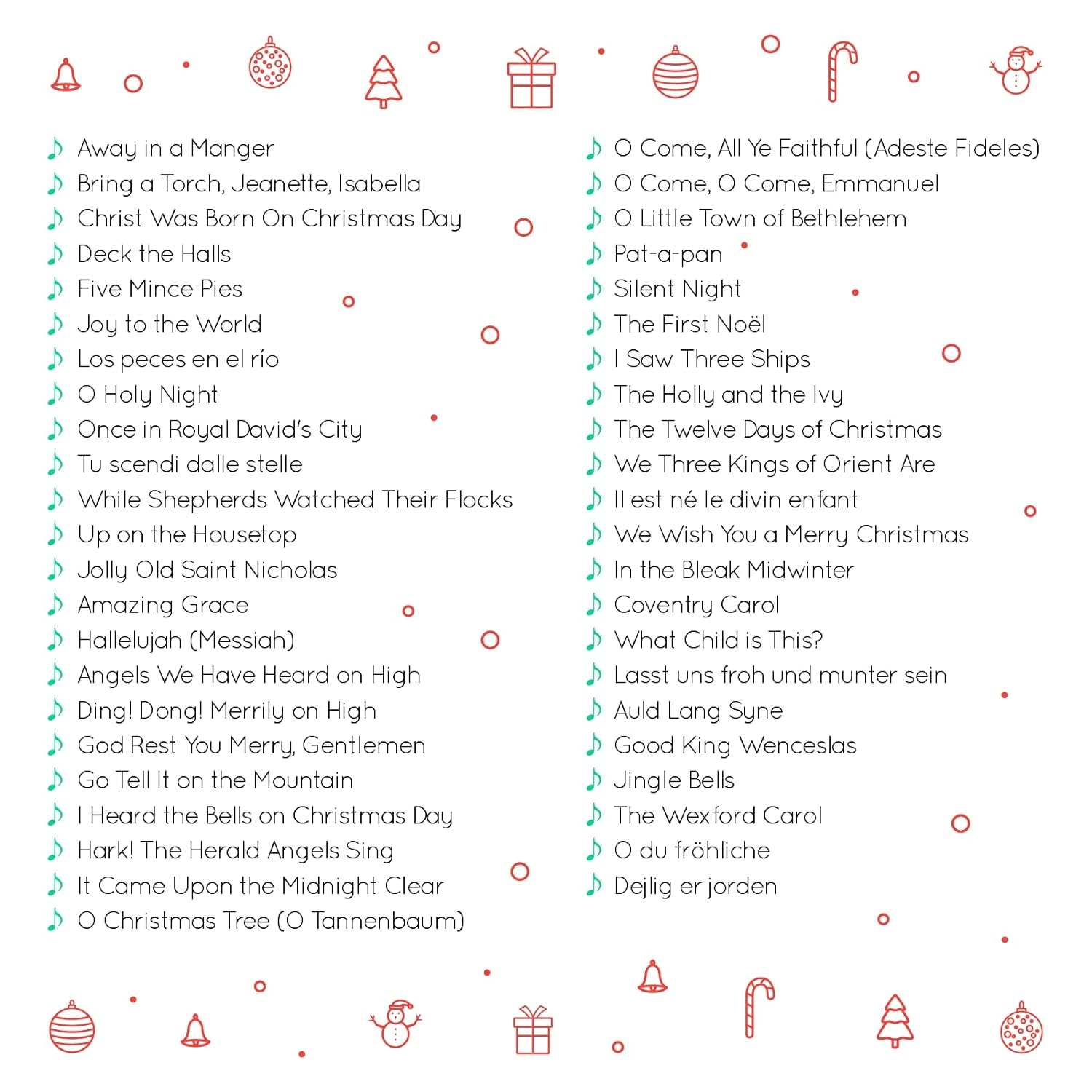 Christmas Carols for Piano. Beginner Christmas Sheet Music Book for Kids and Adults (+Free Audio) image number 1