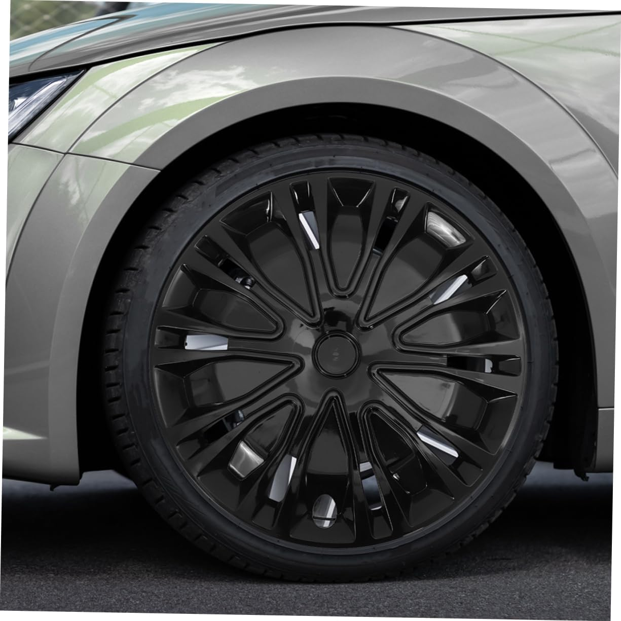 VINTORKY Car Rim Hubcap Cover Decorative Wheel Hub Caps for Automotive Wheel Hub Covers image number 5