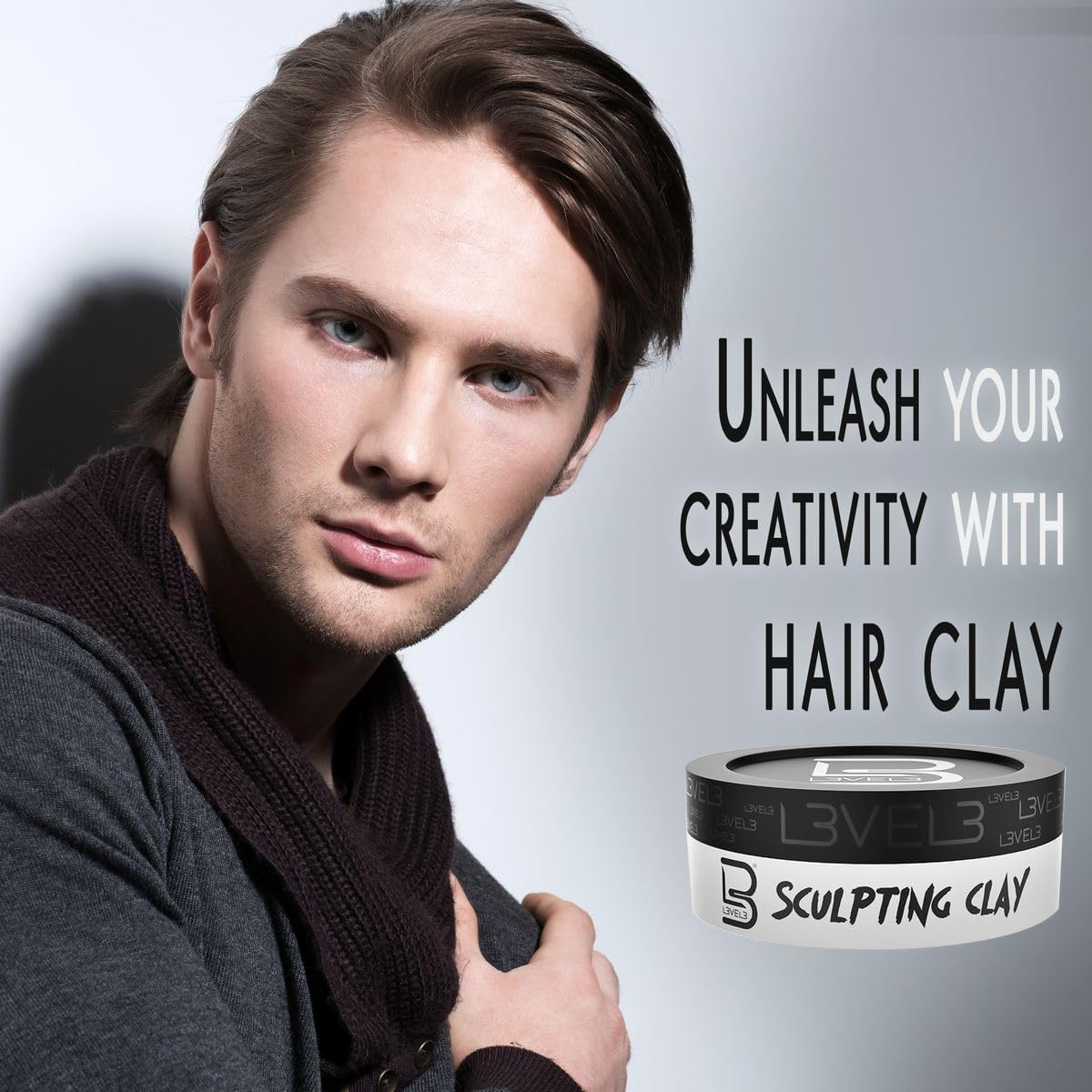 L3VEL3 Hair Styling Sculpting Clay 150 Ml image number 6