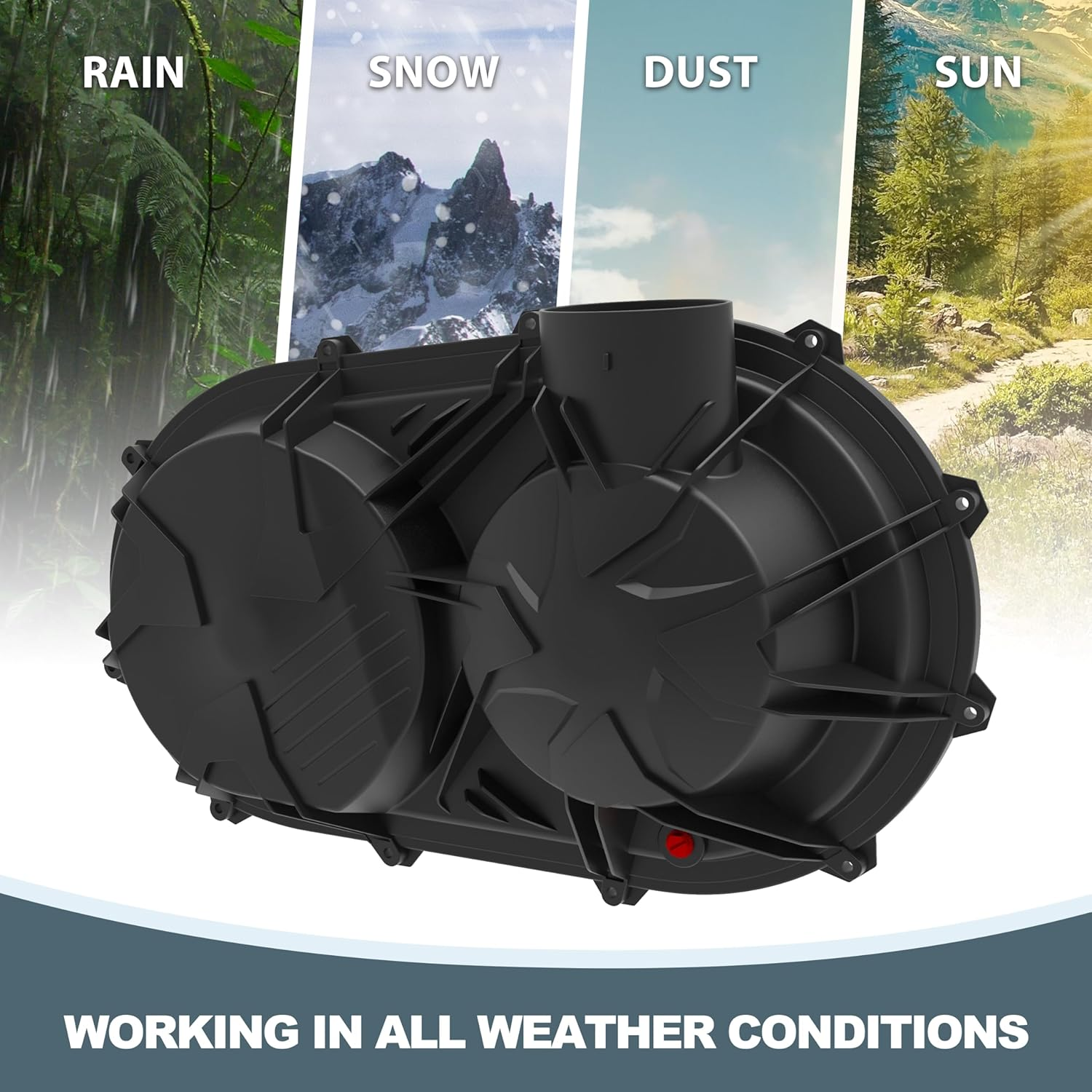 SAUTVS Black Outer Clutch Variator Cover for Can-Am X3 & Max 2020+ New Style Accessories (1PCS, Replace #420212508) image number 4