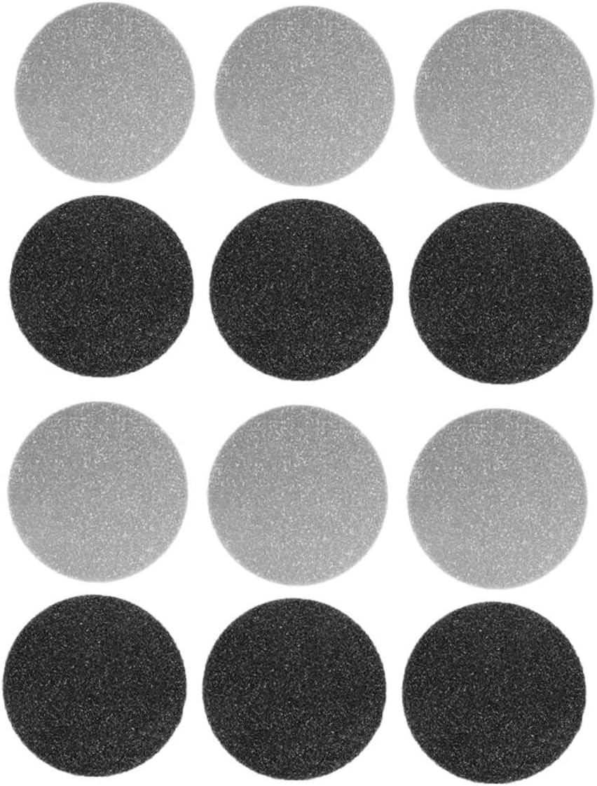 BIUDECO 12Pcs Electric Foot Grinder Replacement Heads Premium Tool for Foot Care Easy to Install Durable and Washable for Dead Skin Removal image number 3