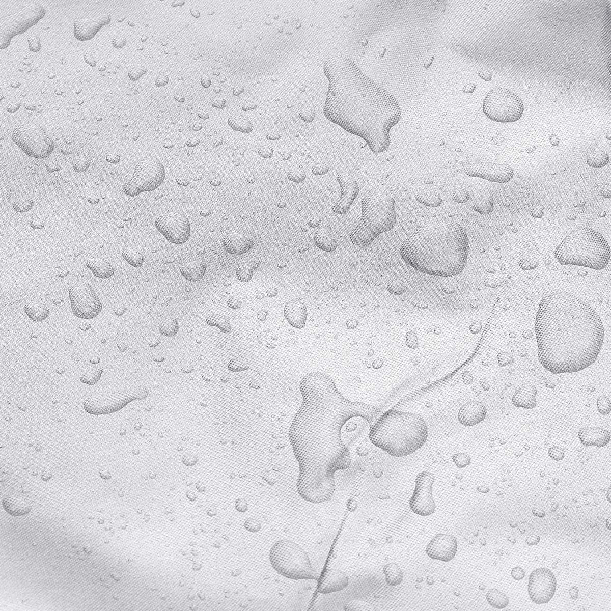 FLR 79&rdquo;L X 79&rdquo;D X 33&rdquo;H Hot Tub Cover Outdoor SPA Covers Swimming Pool Waterproof Dust Proof Cover (Silver, 94X94X10 Inch) image number 4