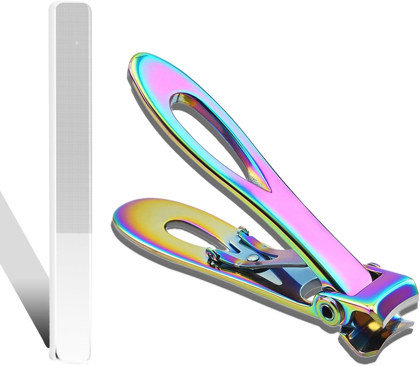 Hzqzaoan Toenail Clippers for Thick Nails - Premium Extra Large Toe Nail Clippers for Seniors/Women/Men, 17Mm Wide Jaw Stainless Steel Nail Clipper with Long Handle (Multi-Colored) image number 5