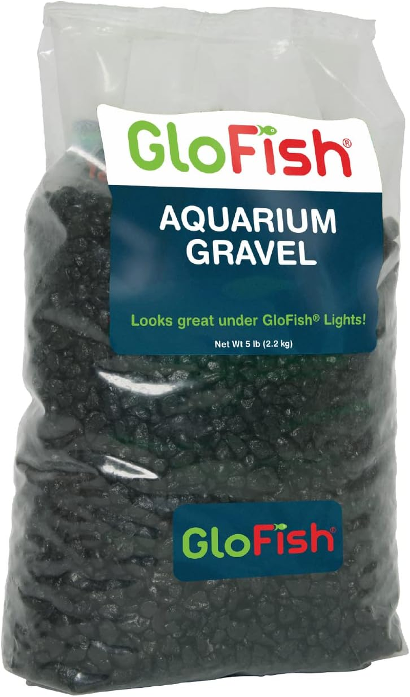 Glofish Aquarium Gravel 5 Pounds, White, Complements Glofish Tanks (29022)