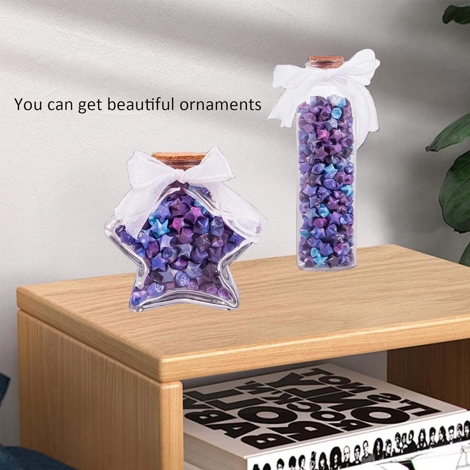 ZGWANSUI 540 Sheets Lucky Star Paper Strips, 12 Constellation Origami Star Paper Strips 8 Patterns, Paper Strips to Make Origami Stars, Starry Sky Star Folding Making Paper Strips for Art Craft DIY, A - A image number 2