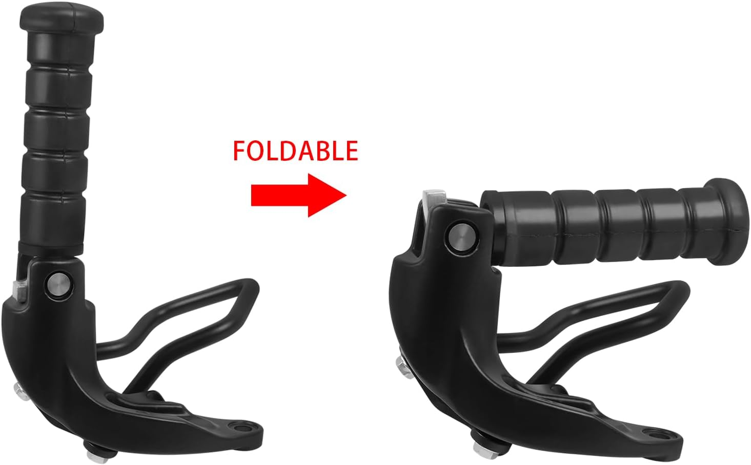 Motorcycle Footpegs Rear Passenger Foot Pegs Replacement for Indian Scout 2015-2025 Scout Sixty 2016-2025 Scout Bobber 2018-2025 Foot Rests Pedal (Black) image number 5