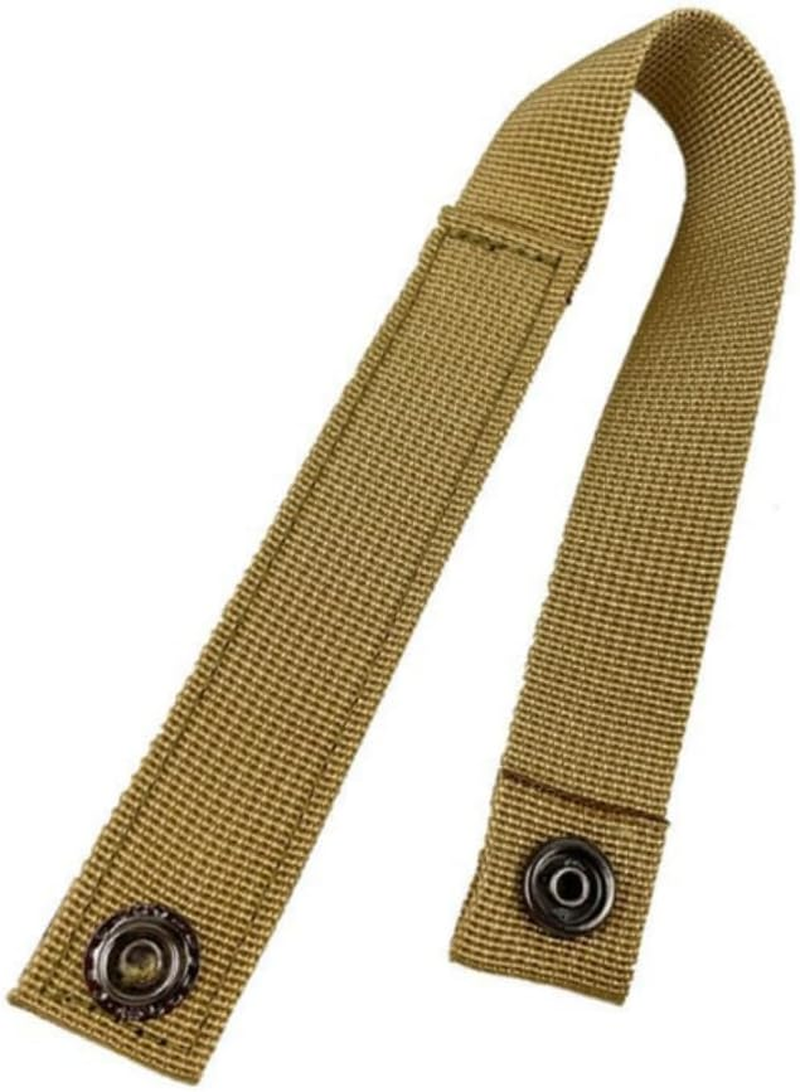 GYWHOOFT 4 Pack Tactical Webbing Straps,For Attachment Strap Heavy-Duty Snap Elastic Strap Buckle Fastener Panel Connectors Hiking Backpack Accessories for Backpacking, Camping, Hiking image number 3