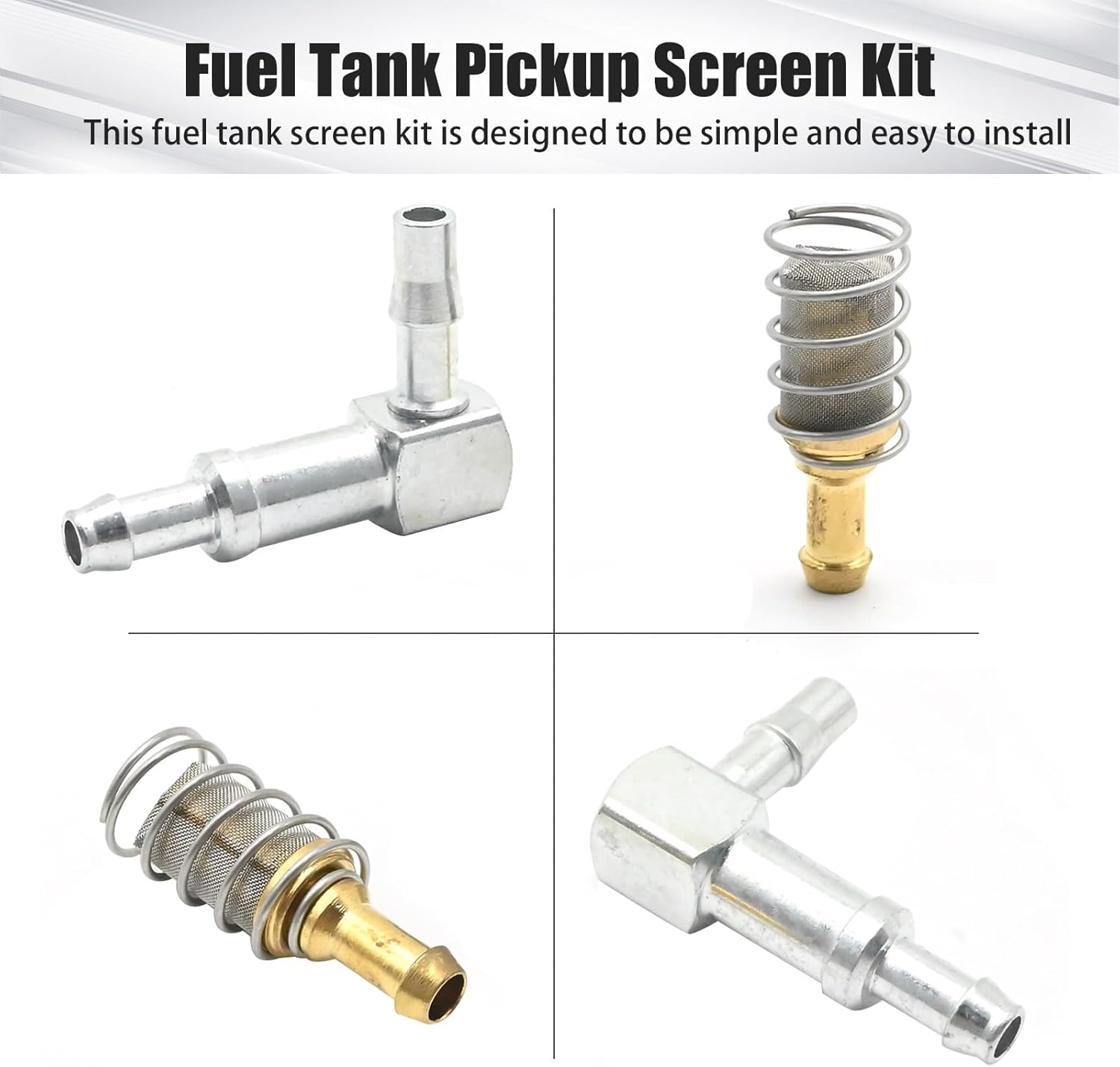 5Pcs 6650239 Fuel Tank Pickup Screen Kit, Replacement for Bobcat, Replaces 6650239