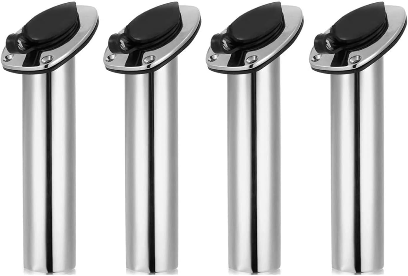 2/4X Fishing Rod Holders 304 Marine Grade Stainless Steel Flush Mount 30 Degree image number 4