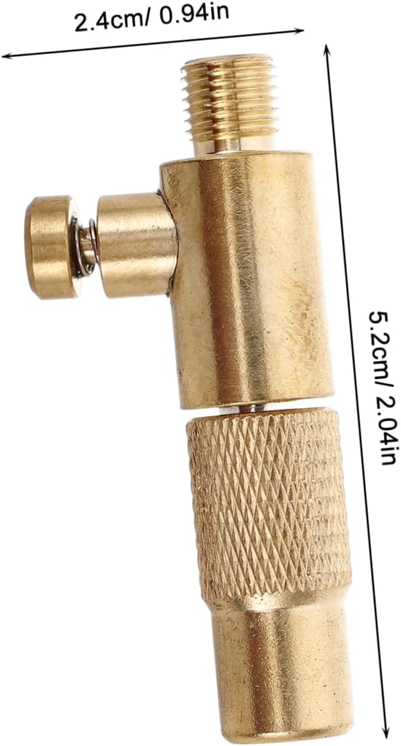 Outanaya Car Air Pump Connector Threaded Valve Adapter Quick Connect Fittings Portable Air Compressor Accessory for Car Tires and Bike Wheels Replacement image number 2