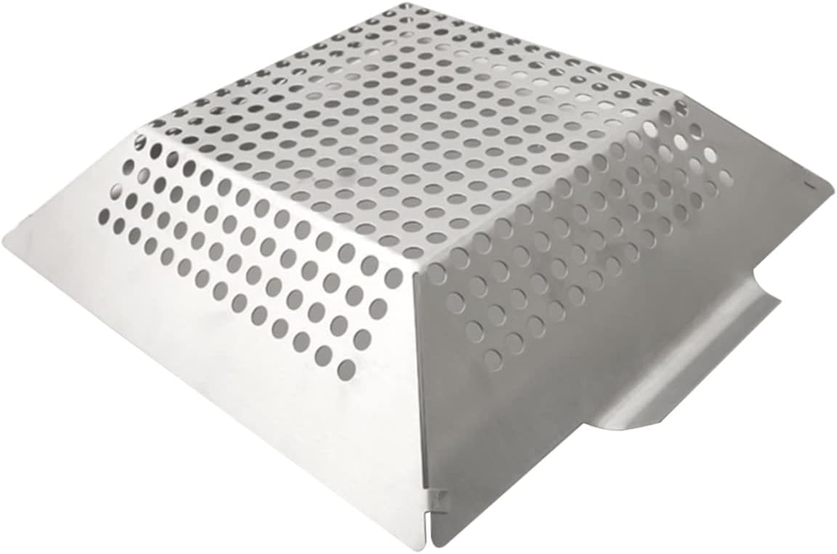 CIYODO 1Pc Square Baking Tray BBQ Grill Plate for Meat and Vegetables Heat Resistant Bakeware for Outdoor Barbecue Activities image number 3