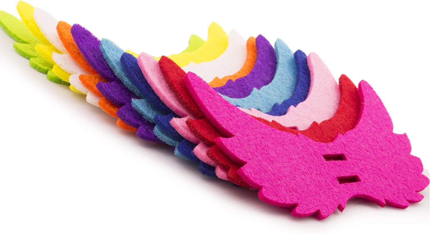 100Pcs Colorful Felt Angel Wing Lollipop Tag/Candy Holder for Parties/Baby Shower image number 3