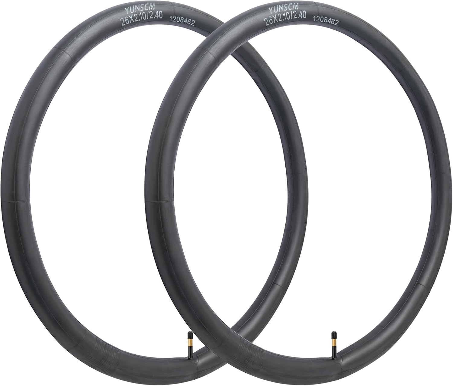 Yunscm 2 PCS 26X2.25 Bike Tubes Heavy Duty,26X2.10/2.40 Bike Inner Tubes Schrader Valve 48Mm,26 2.10 Bicycle Tubes,26X2.40 Bike Tubes,Bike Tubes 26 Inch 2.35,26X2.25 Mountain Bike Tubes image number 4