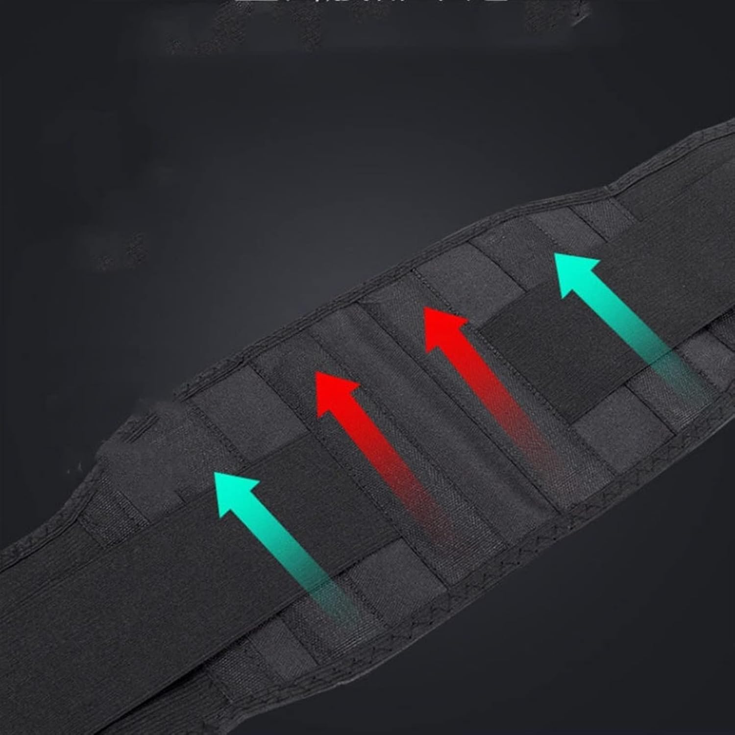 Back Brace Magnetic Therapy Tourmaline Self Heating Lumbar Brace Support Belt Waist Lower Back Supports Waist Belt for Men Women Pain Relief Correction (Color : Black, Size : Xl/X-Large) image number 3