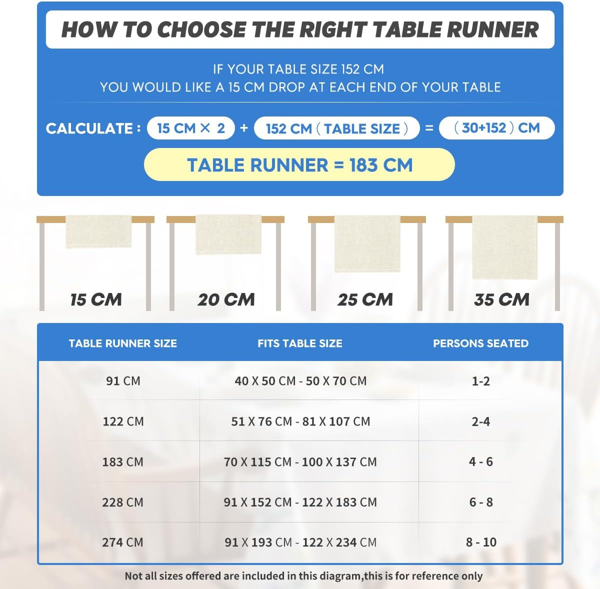 Artoid Mode Beige Greenery Eucalyptus Summer Table Runner, Spring Seasonal Anniversary Holiday Kitchen Dining Table Decoration for Home Party Decor 33 X 230 Cm