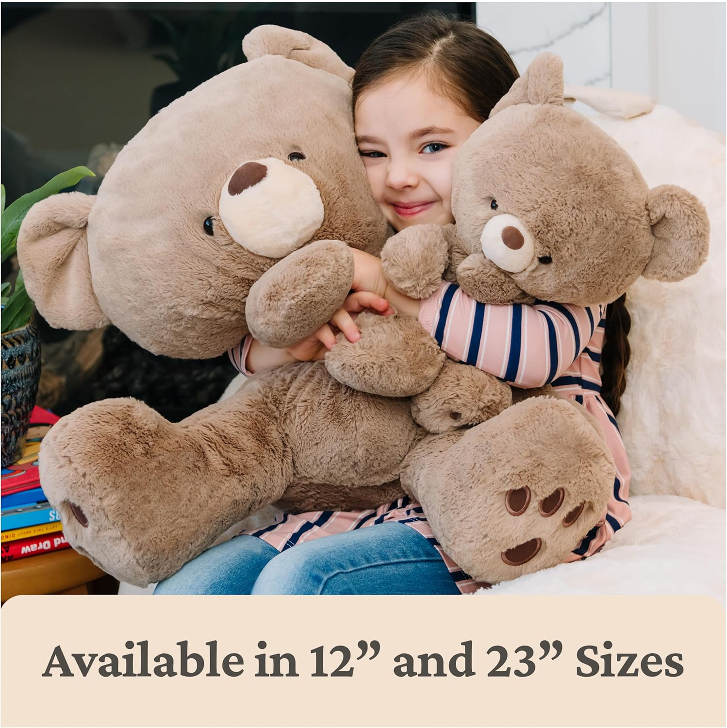 Gund Bear Kai Stuffed Animal Plush Toy, Vanilla, Small (30 Cm Size) image number 5