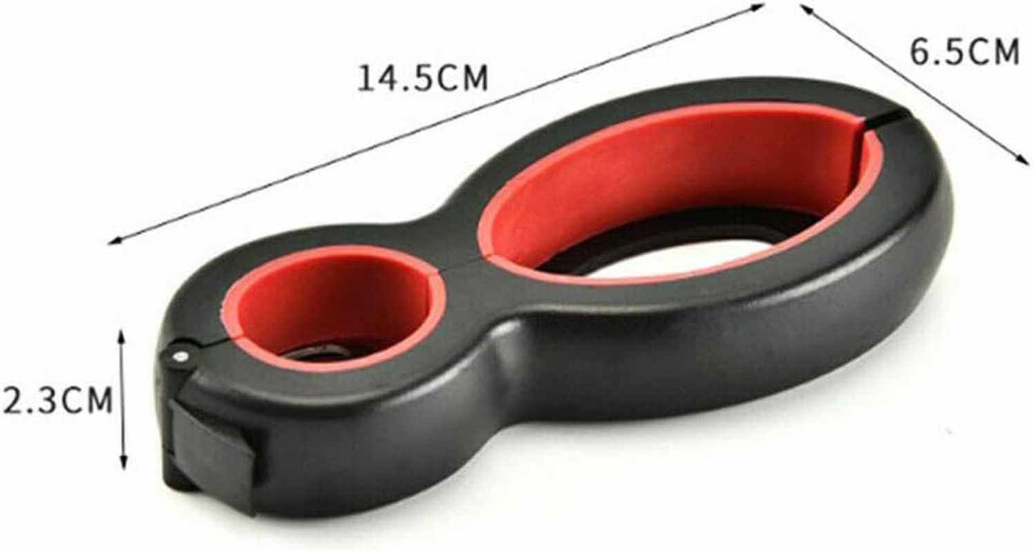 Bliss Gifts & Homewares Bottle Opener I 6 in 1 Multi-Function Non-Slip Jar Can Openers I Portable Stainless Steel Manual I for Kitchen Cooking Restaurant Travel Seniors Patients Women Children image number 3