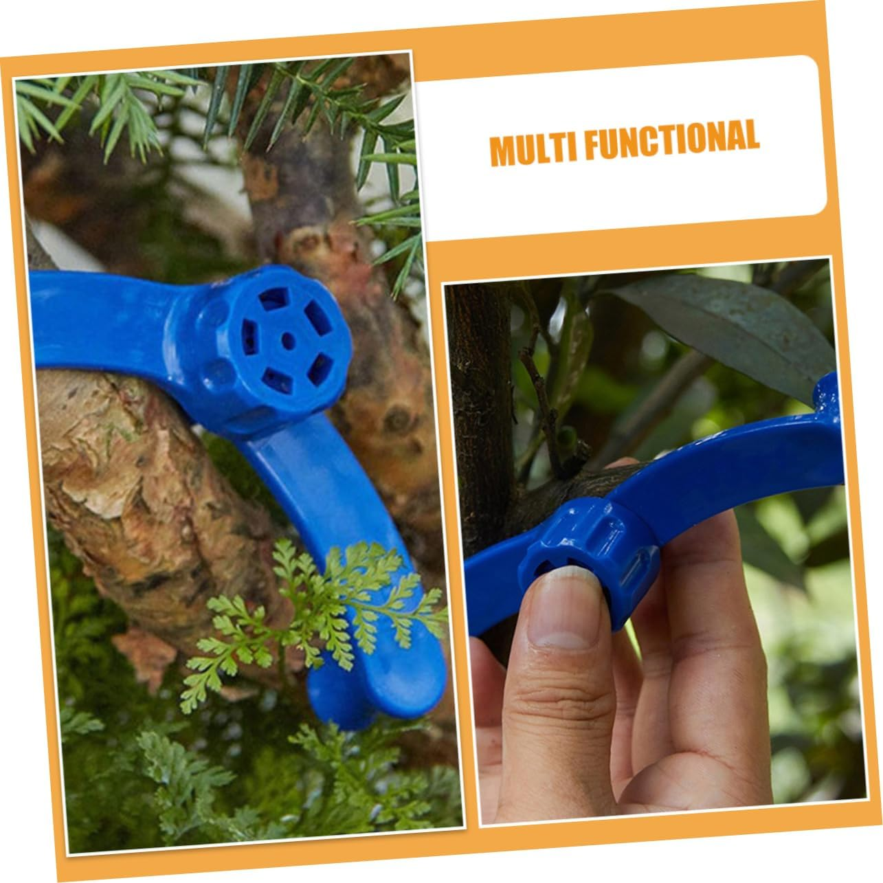 KONTONTY 6Pcs Strong Fruit Tree Bender Clips for Gardening Plant Branches Clips Tree Supports for Gardeners image number 1