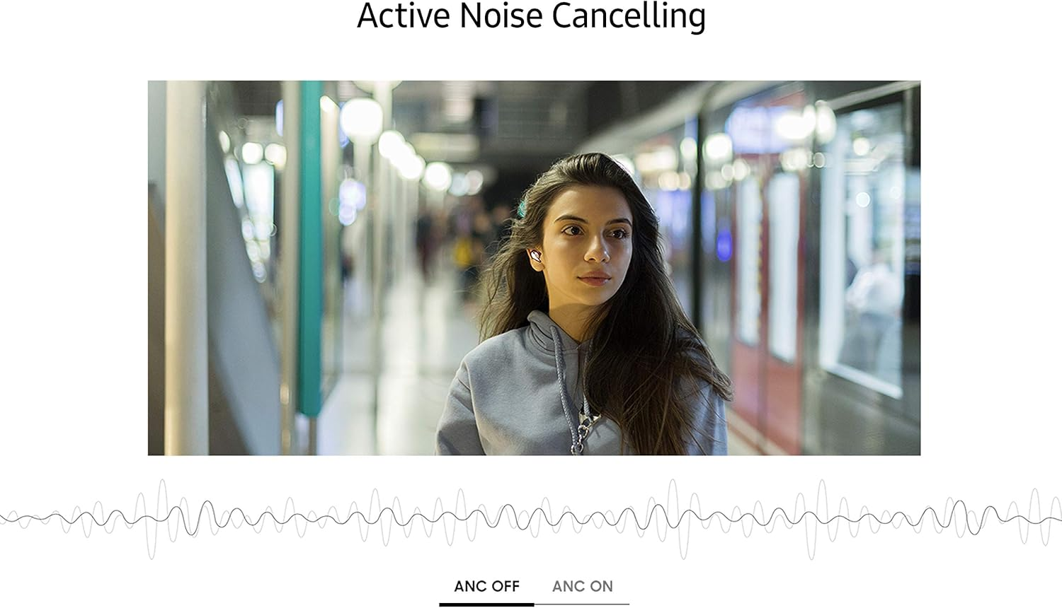 Samsung Galaxy Buds Live, Wireless Bluetooth Headphones with Noise Cancelling (ANC), Long-Lasting Battery, Sound by AKG, Comfortable Fit, Onyx image number 3