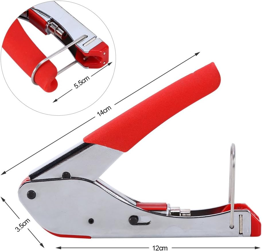 F-Type Compression Tool BNC RG6 RG59 Coaxial Connectors Hand Crimping Crimper Rotary Coaxial Cable Cutter Coax image number 1