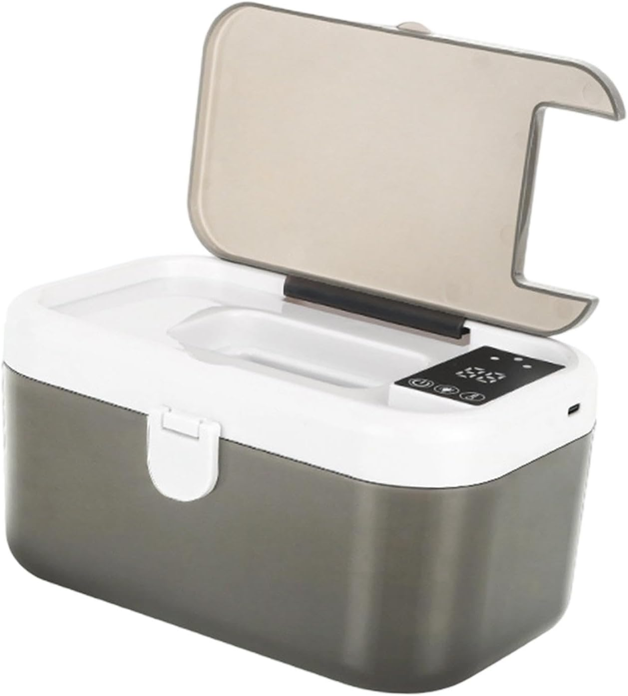 TENOL Wipe Warmer Portable USB Wipes Warmer Night Light Large Capacity Thermostat Wet Wipe Machine Wipes Heater for Car Travel, White