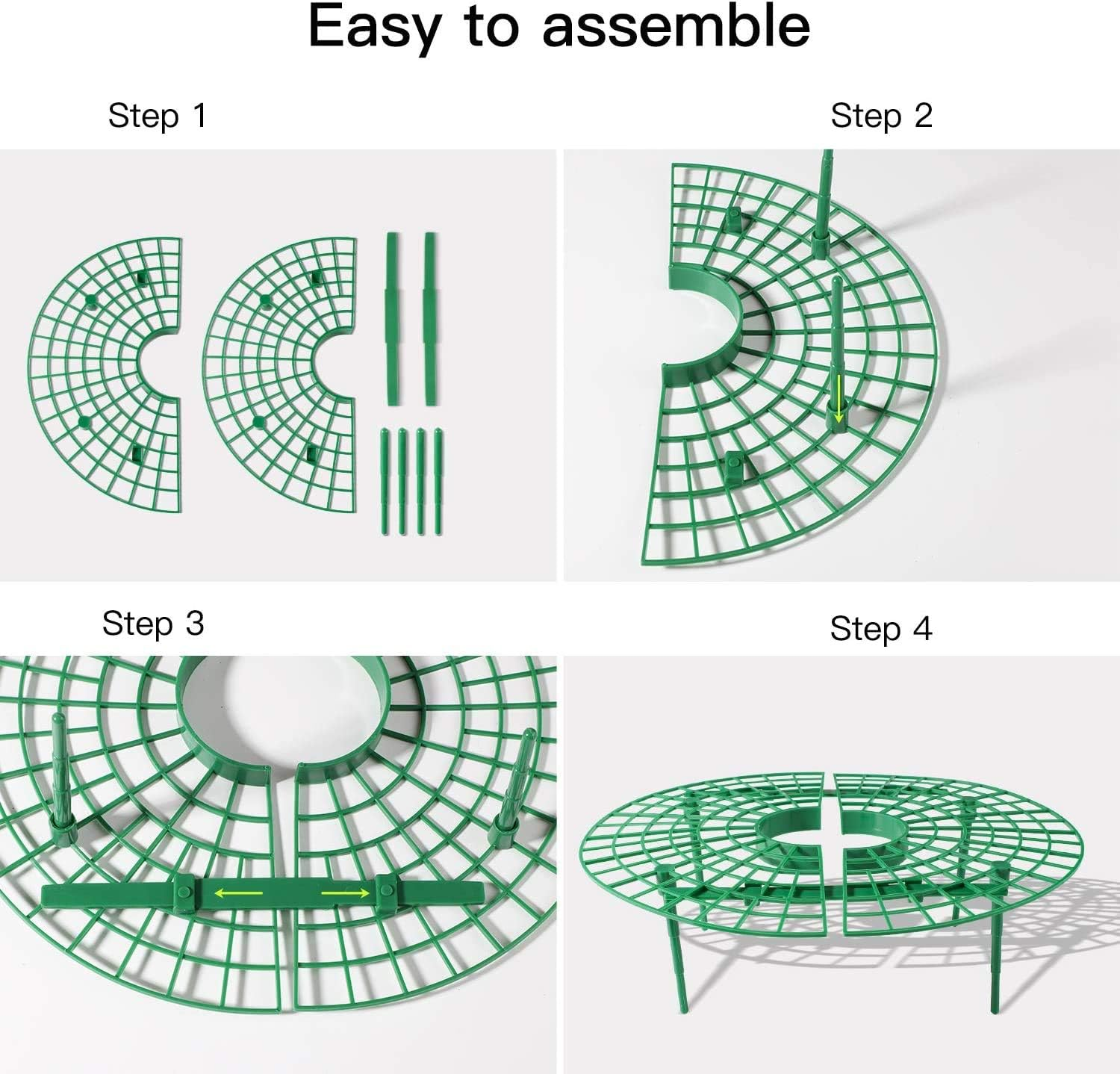 Medoore 5 Pack Strawberry Supports, Adjustable Strawberry Growing Racks Plant Climbing Rack Vine Pillar Garden Stand Balcony Vegetable Rack for Keeping Fruit Elevated to Avoid Ground Rot image number 4