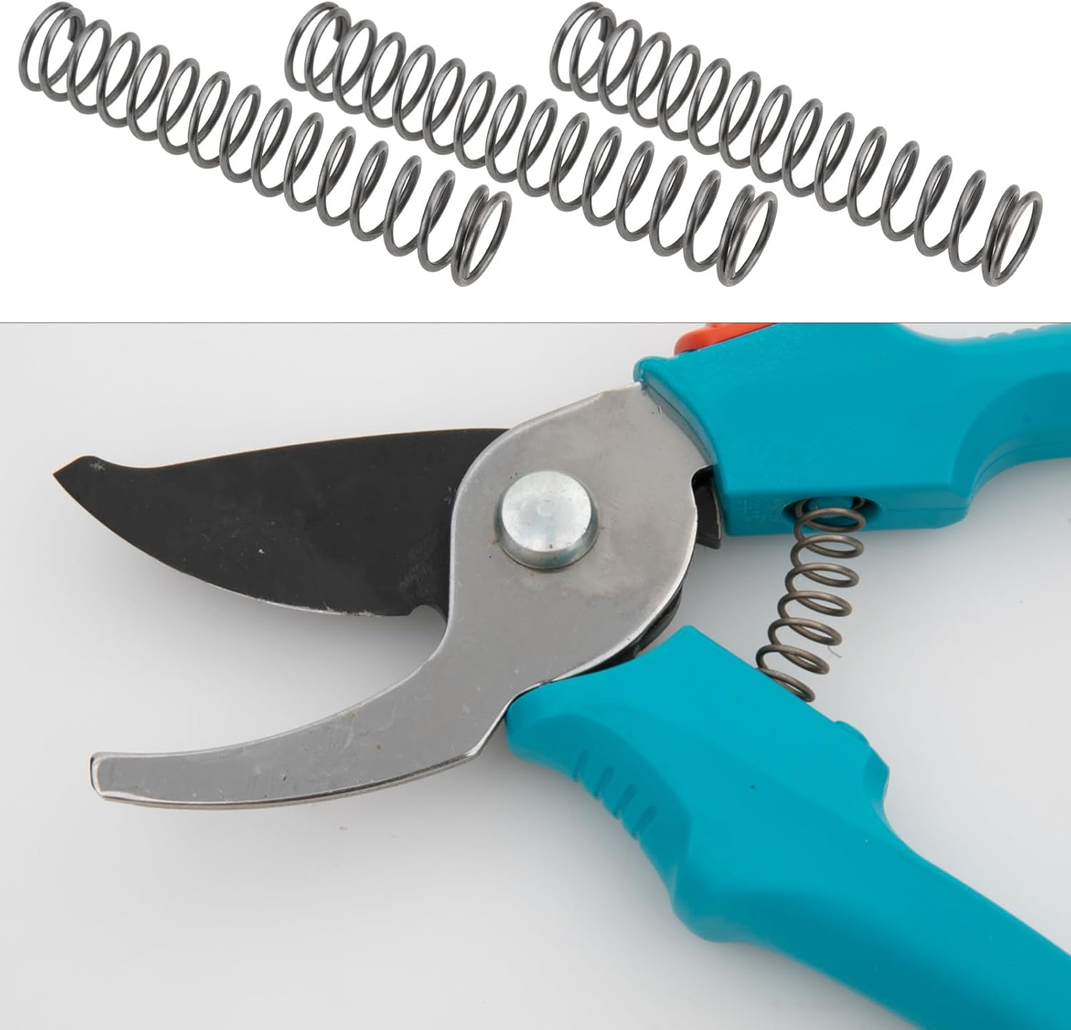 Ecsing 10Pcs Garden Shears Spring 5379-20 42X8X0.8Mm Compatible with Gardena 8754 8755 8757 8759 8854 8855 8857 Secateurs image number 5