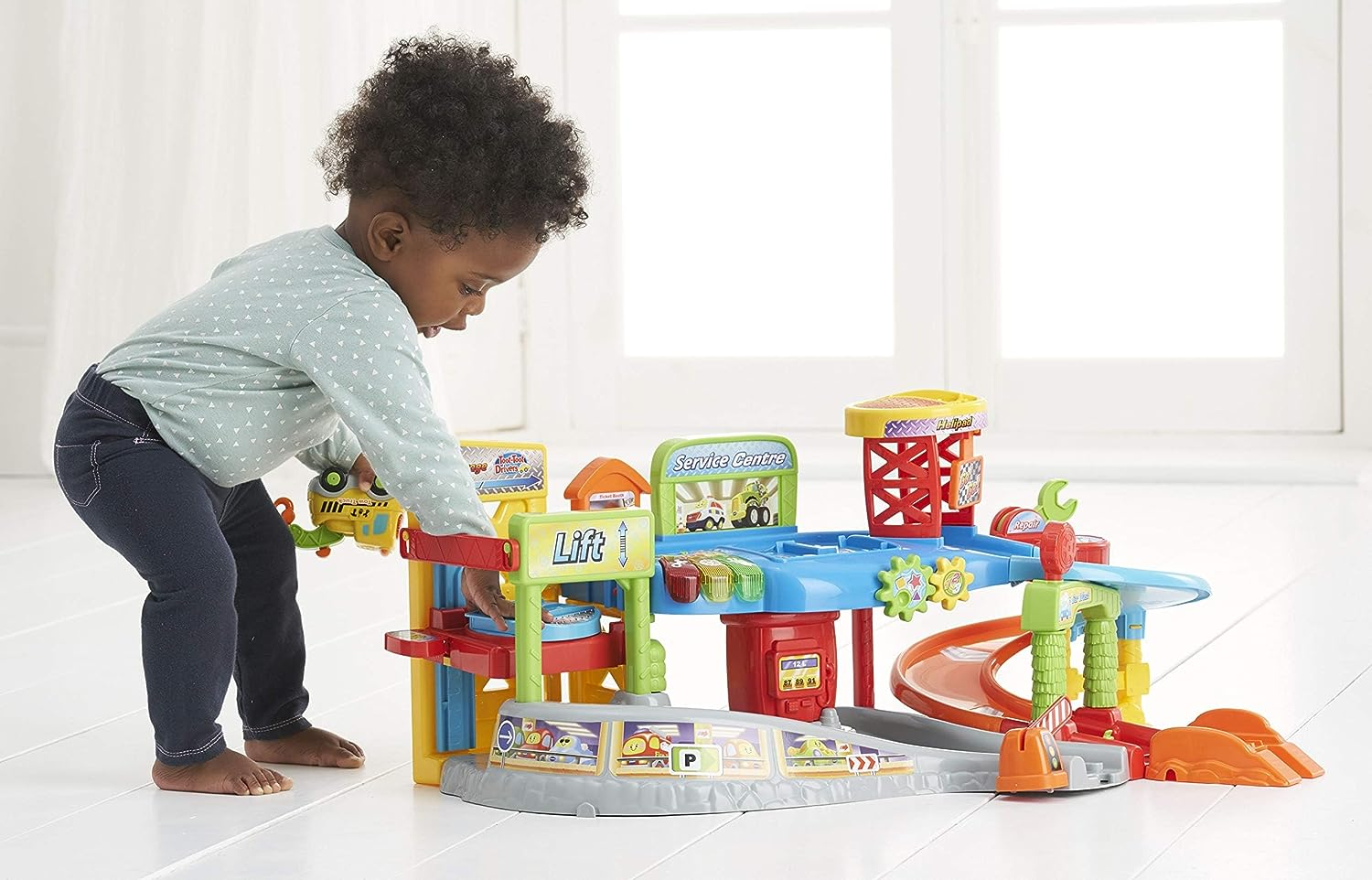 Vtech Toot-Toot Drivers Garage - Interactive Car Garage Playset for Kids - 512703 - Multicoloured image number 6