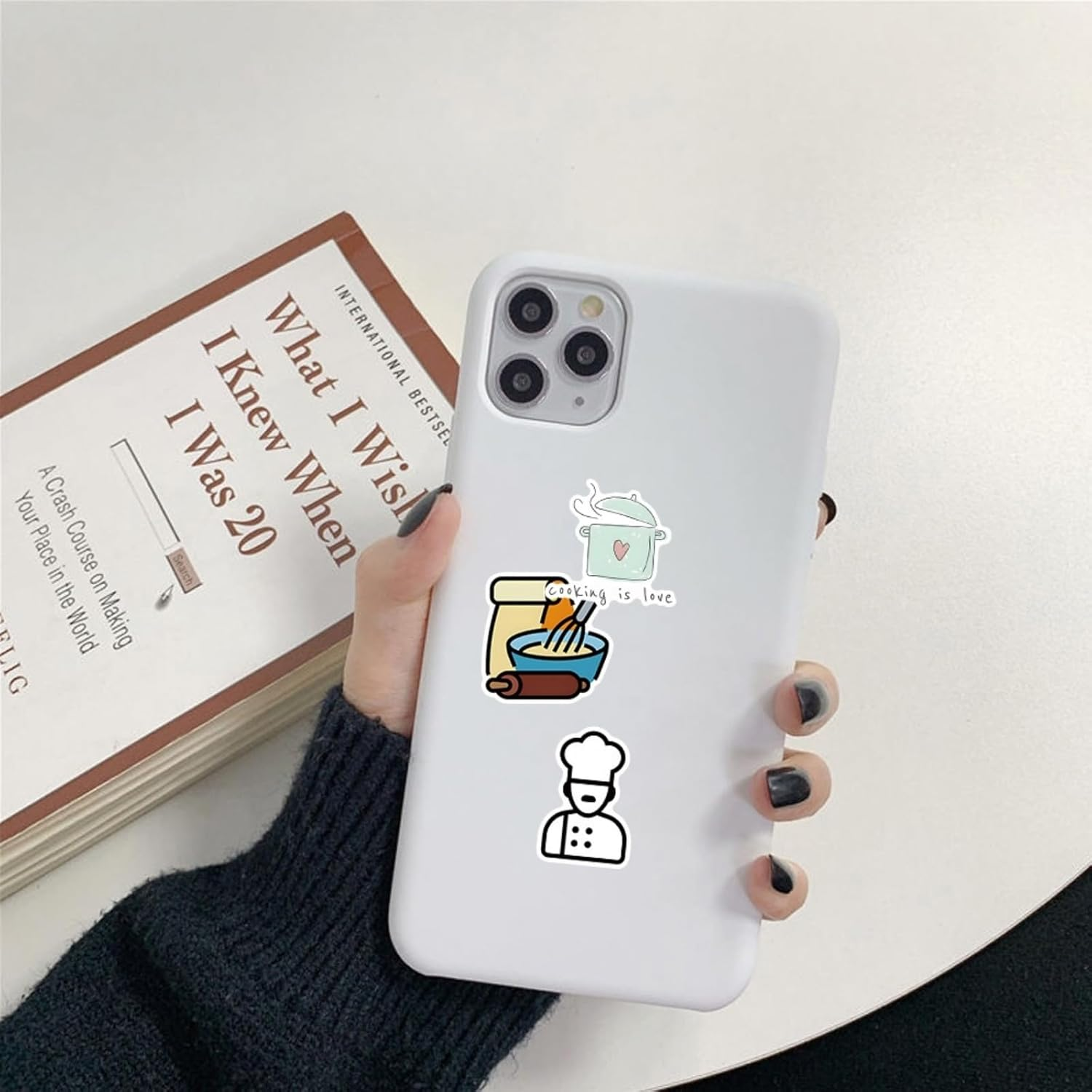 54PCS Funny Baking Stickers - Cute Chef Kitchen Stickers for Kitchenware, Water Bottles & Lunchboxes, Creative Decals for Home Cooks, Students, Baking image number 3