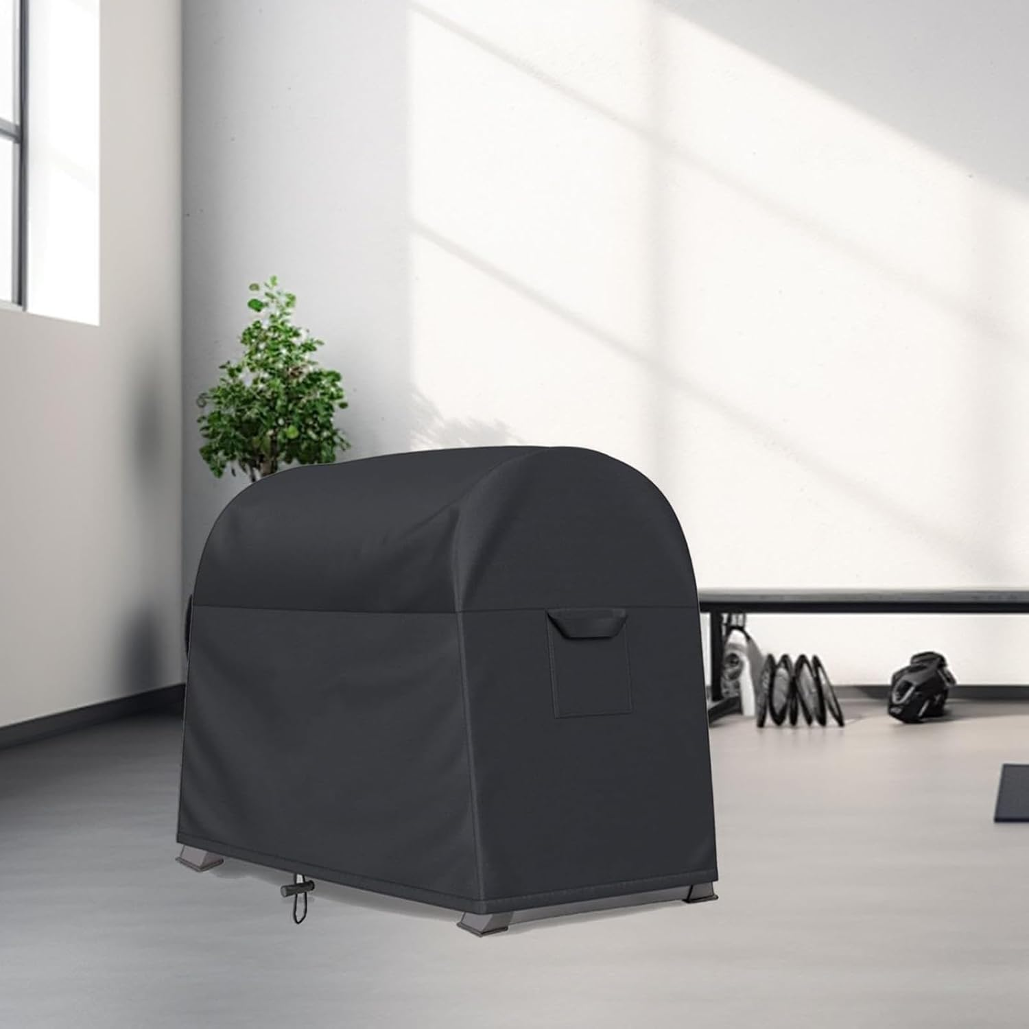 Weight Rack Cover - Waterproof Oxford Guard,Waterproof Oxford Dumbbell Rack Protective Cover,For Exercise Machine Fitness Accessories Indoor Home Workplace Living Room image number 6