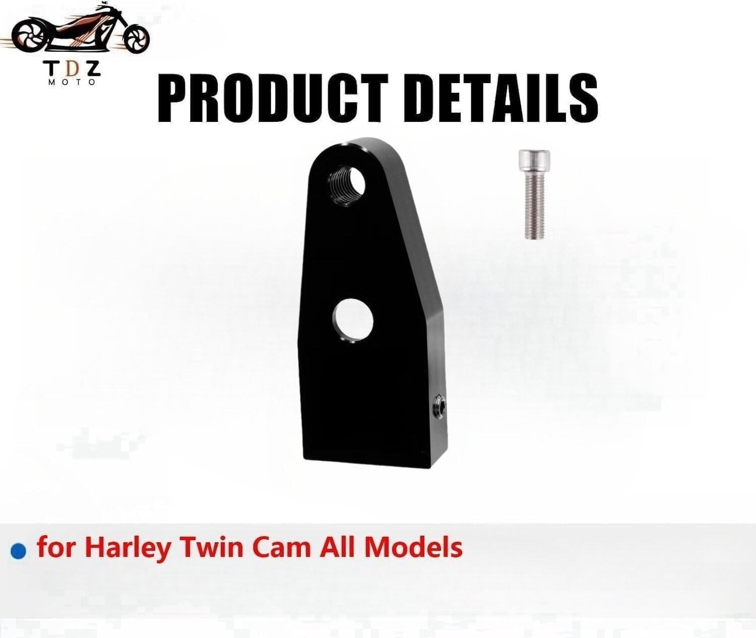 TDZ Ez Shift Neutral Gear Assist Kit Fits for Harley Touring Dyna Softail Twin Cam Models - Black image number 3