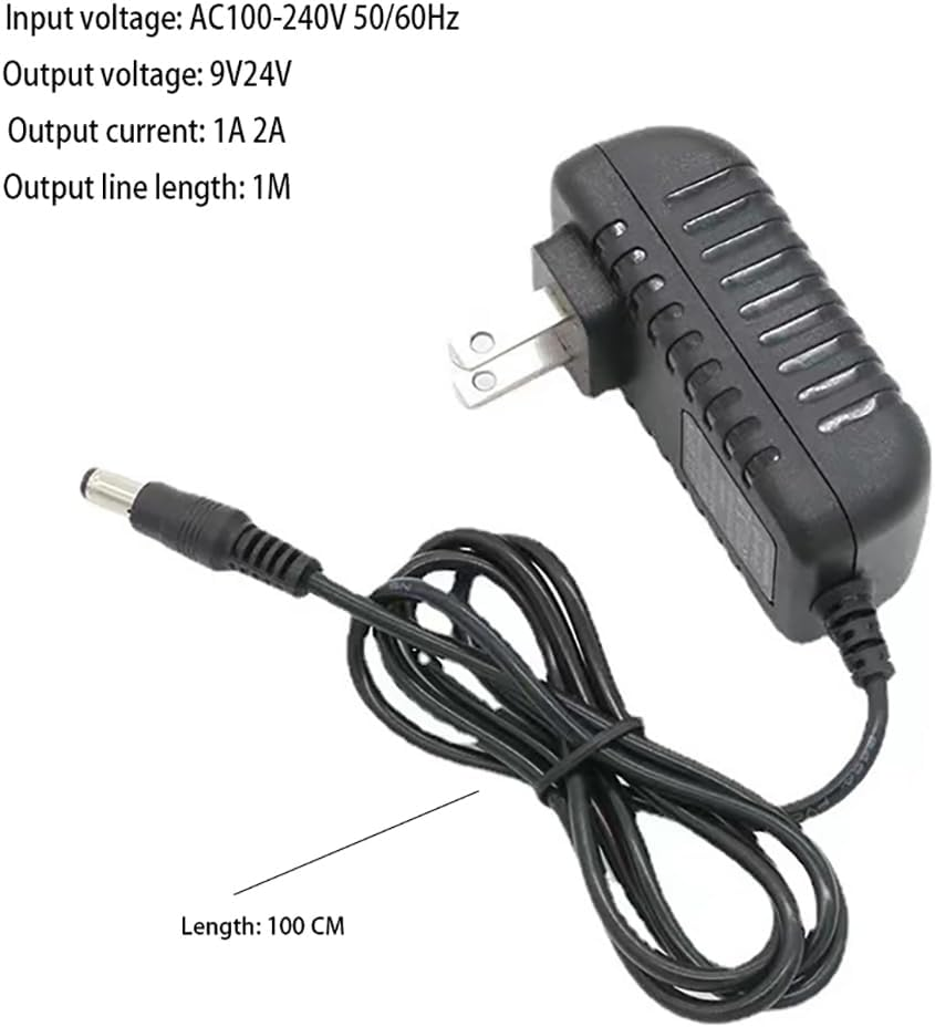 24V 1A Power Supply Adapter, Power Adapter 24W AU Plug for DVD, TV Boxes, Camera, Game Consoles, Controller, Various Home/Portable Devices image number 2