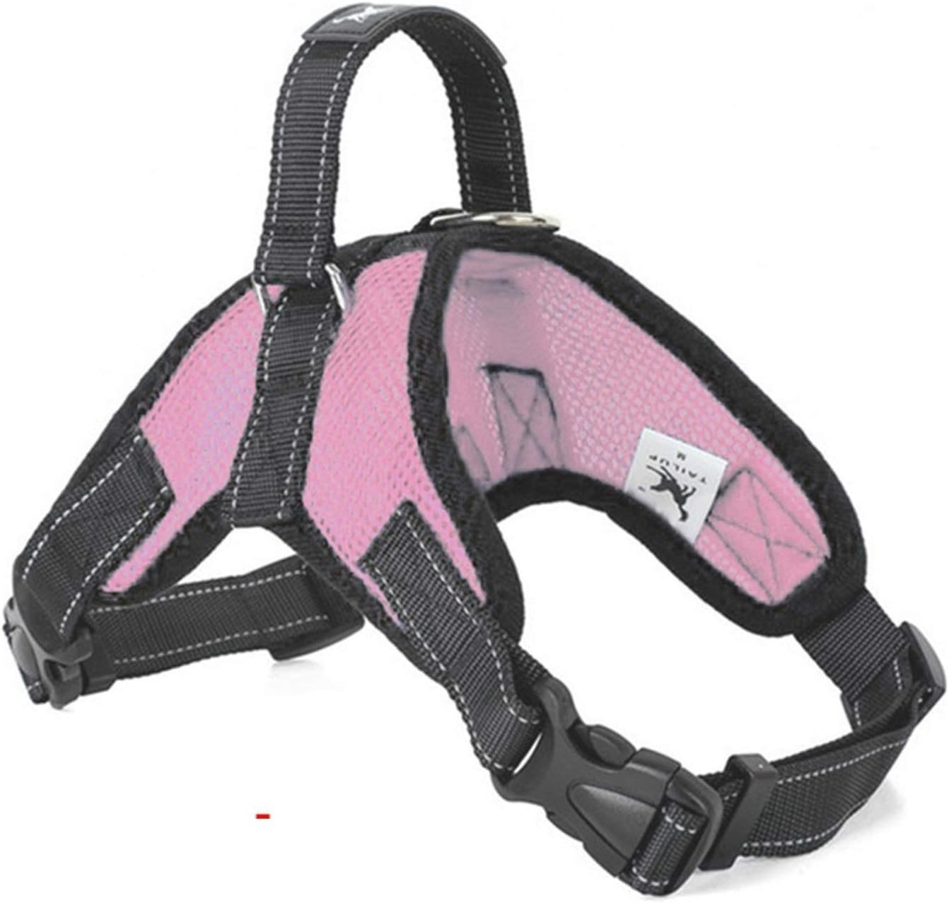 ZYHWS Pet Products for Large Dog Harness K9 Glowing Led Collar Puppy Lead Pets Vest Dog Leads Accessories Chihuahua Dropship (Color : Pink Mesh, Size : XL) image number 1