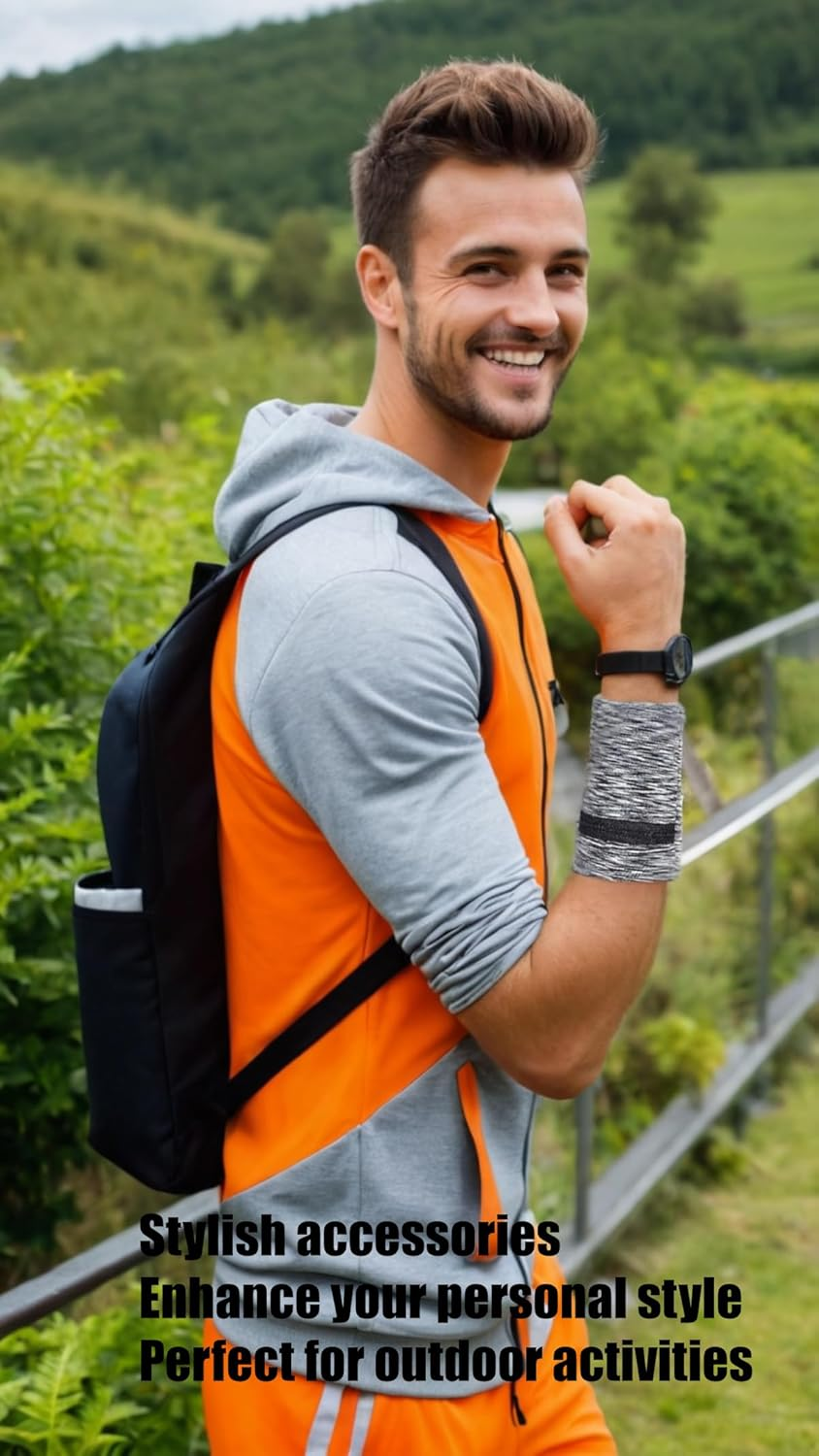 2-Pack Wrist Wallets with Zipper Pockets Lightweight Phone Armbands for Cash, Keys, ID for Running, Hiking, Jogging, Travel Secure & Comfortable Cellphone Sleeves image number 6