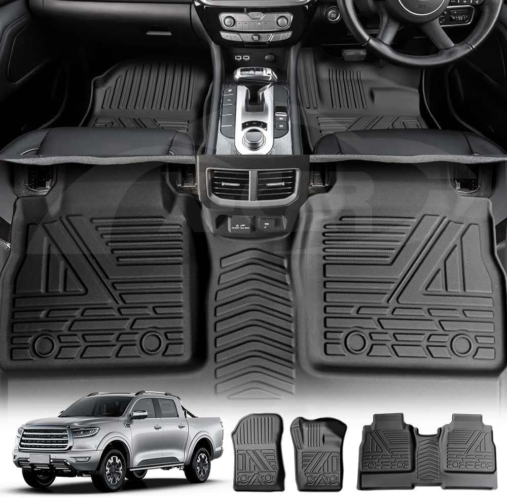 X-CAR Heavy Duty TPE Floor Car Cargo Mat Boot Liner Carpet for GWM UTE Cannon X 2021-2025 image number 4