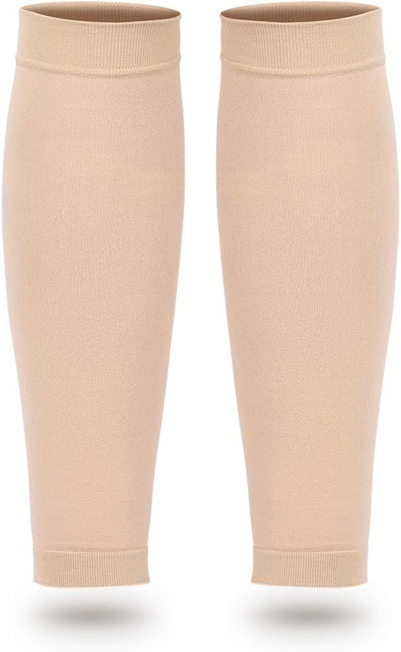 Venous anti Curvature Calf Sleeve, Professional Calf Compression Sleeve, Compression Sleeves for Women and Men, Relief Band for Fast Muscle Recovery(Xxxl-Flesh Color) image number 2