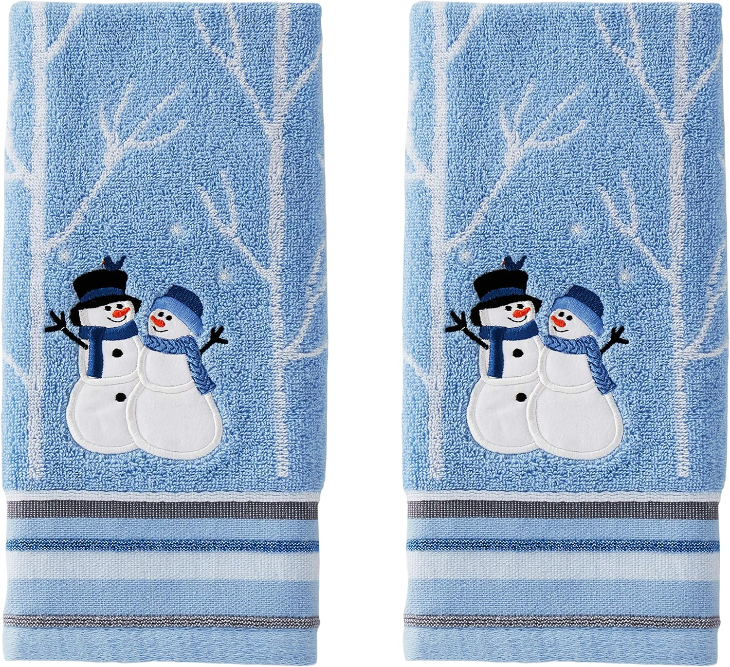 SKL Home by Saturday Knight Ltd. Winter Friends Hand Towel, Blue image number 6