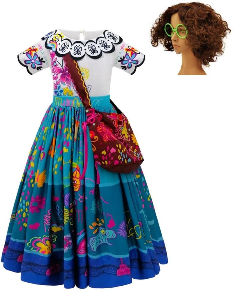 Dressy Daisy Mirabel Isabella Toddler Kids Girls Fancy Dress up Halloween Costume Birthday Party Outfit Size 2 to 10