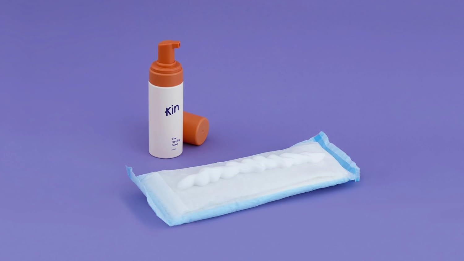 Kin Soothing Padsicles, Retail Ready 14 Pack | Instant Cooling Postpartum Recovery Pads for Perineal & C-Section Relief, No Freezer Needed, Ultra-Soft & Absorbent Cold Therapy