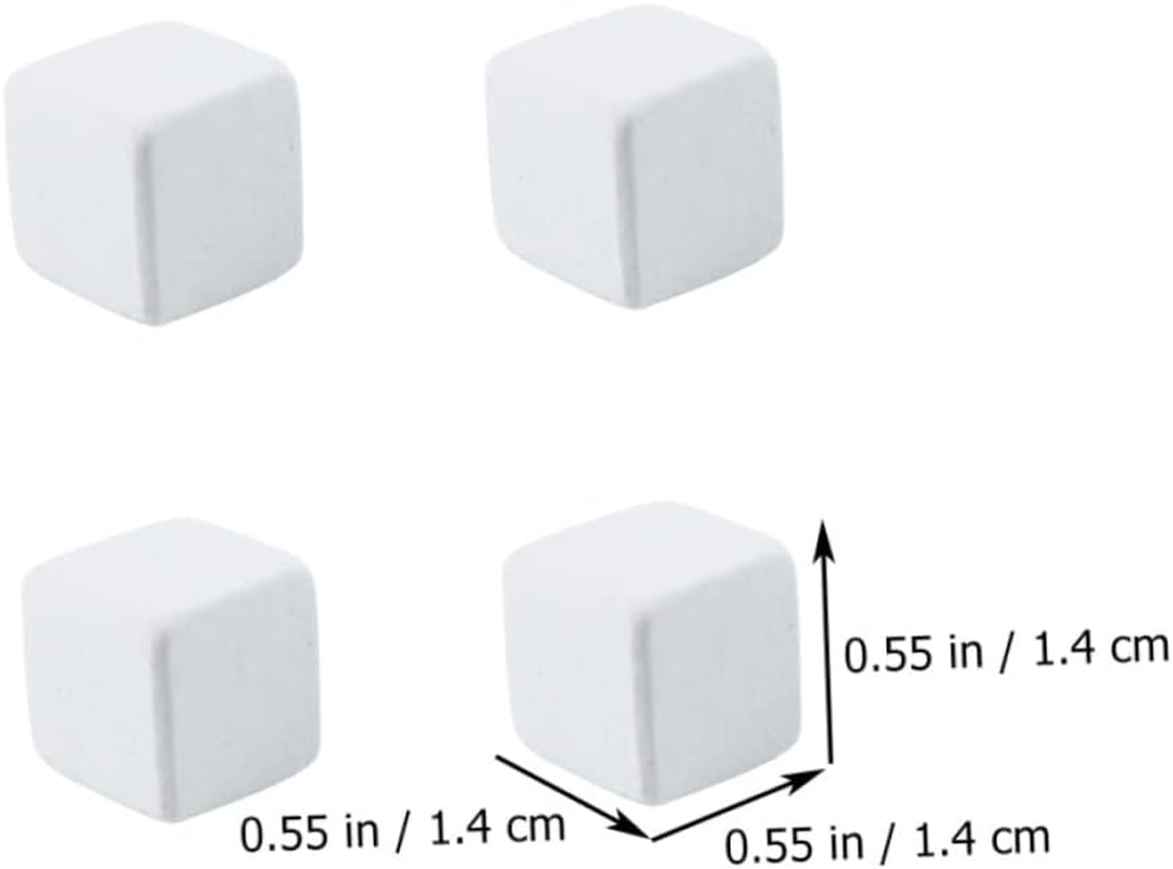 Ipetboom 20Pcs Natural Blocks for Tortoise Turtle Mineral Stones for Reptile Tank Safe Cube for Aquarium Snails