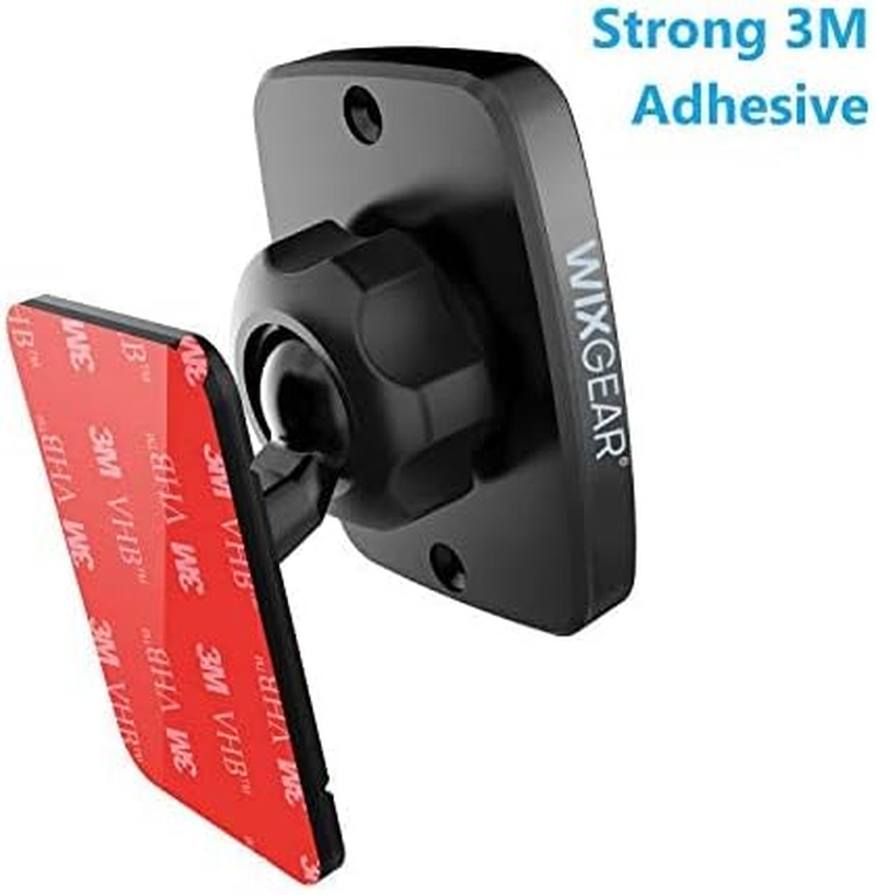 Wixgear (2 Pack) Universal Stick on Dashboard Magnetic Phone Car Mount, for Cell Phones and Mini Tablets with Fast Swift-Snap Technology, (Newer Bigger Model) image number 2