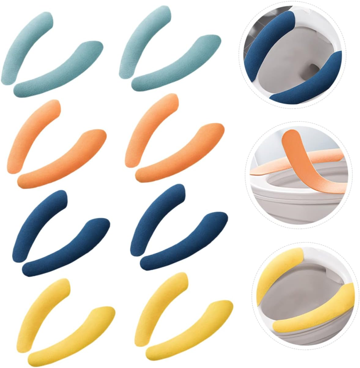 Angoily Toilet Seat Warmer Cover Mat Washable Toilet Seat Covers for Boys and Girls Random Color image number 1