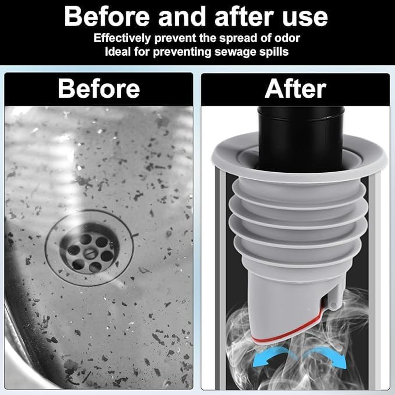 Anti-Odor Floordrainplug Sewerpipeseal Ringsealing Cover,2Pcs Washing Machinedrain Hoseseal,Floor Drainplugsewerpipeseal,Anti-Odor Floordrainsewerdeodorant Cover,Washerdrain Hoseseal image number 4